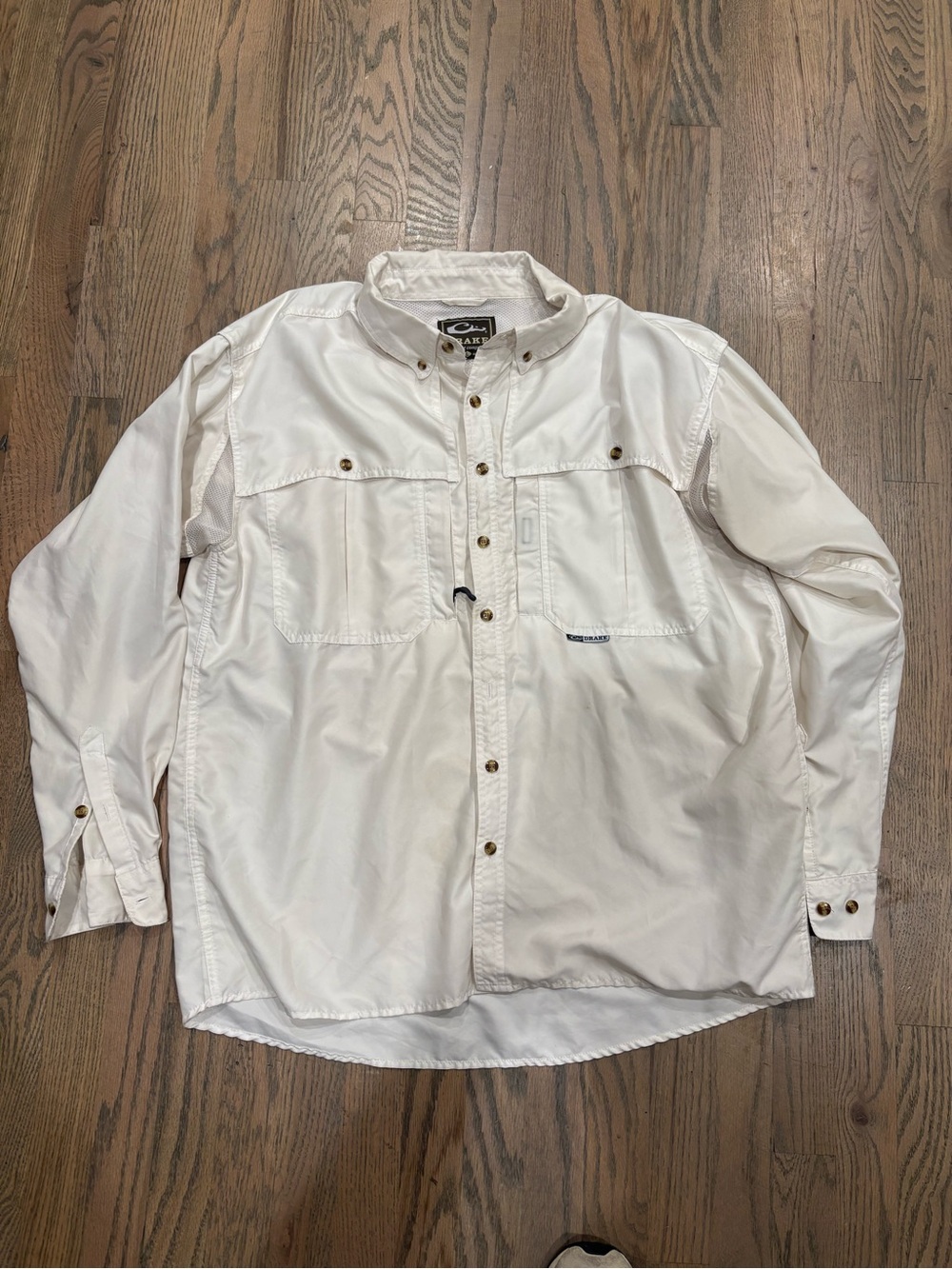 Drake Waterfowl Systems Long Sleeve Button-Front Outdoor Shirt